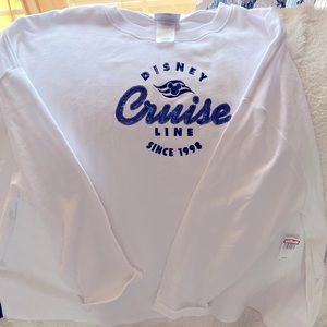 Disney cruise line sequin sweatshirt 1X